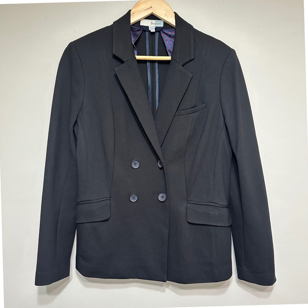 Boden Double Breasted Blazer Womens 10 US Classic Jacket Career Office Work Soft
